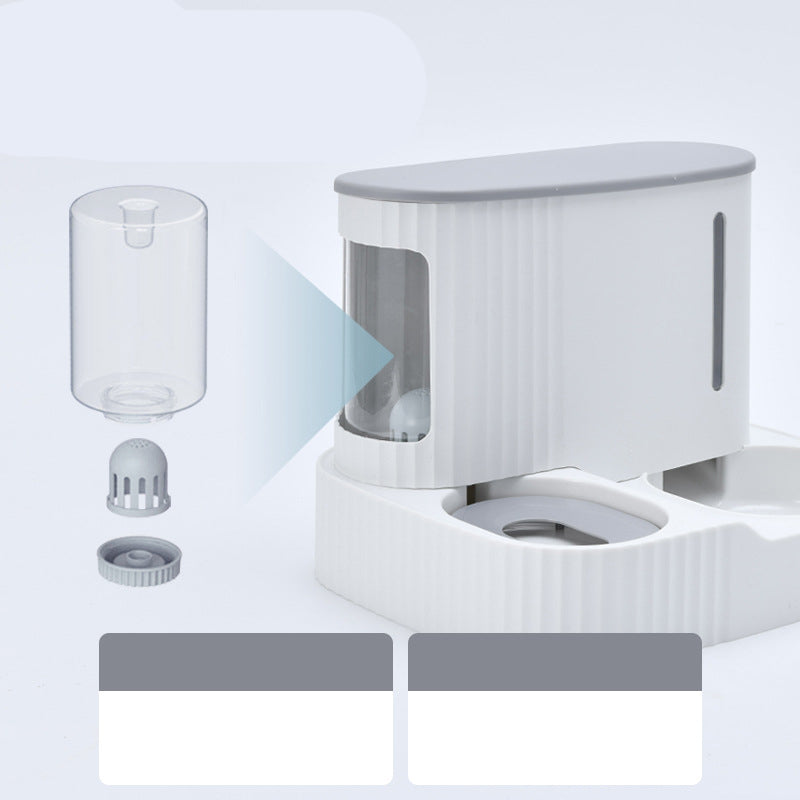Cat Automatic Drinking Fountain Feeder Integrated Water Feeder Pet Supplies by DigestWell Co.