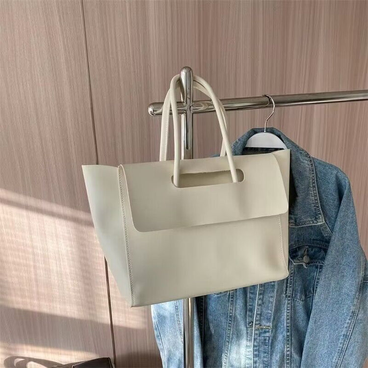 Fashion Women Shoulder Bags Large Capacity Handbags Simple Retro Tote Bags Solid Color Famous Brand High Quality Bags by Beauty Night Fashion