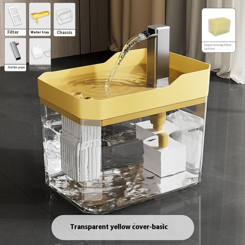 Pet Automatic Water Dispenser Filter Circulating Flowing Live Water Cat Water Fountain by DigestWell Co.