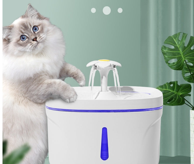 The New Pet Automatic Drinking Fountain Cats And Dogs Drinking Water Basin by DigestWell Co.