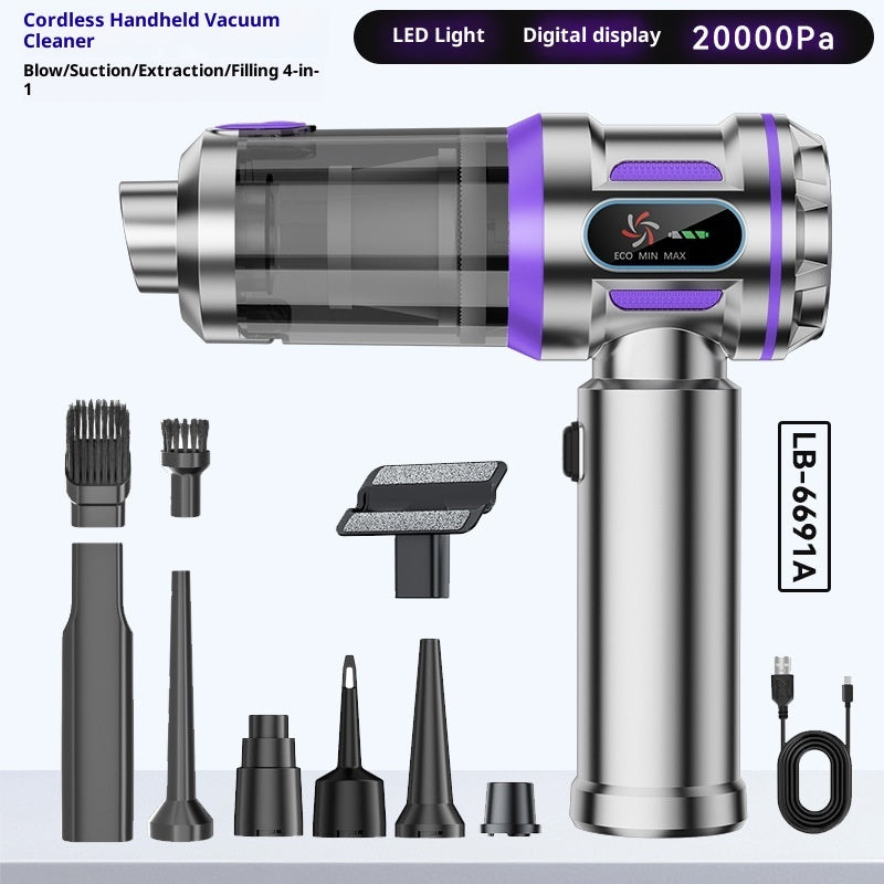 Home Rechargeable Portable Car Vacuum Cleaner by DigestWell Co.