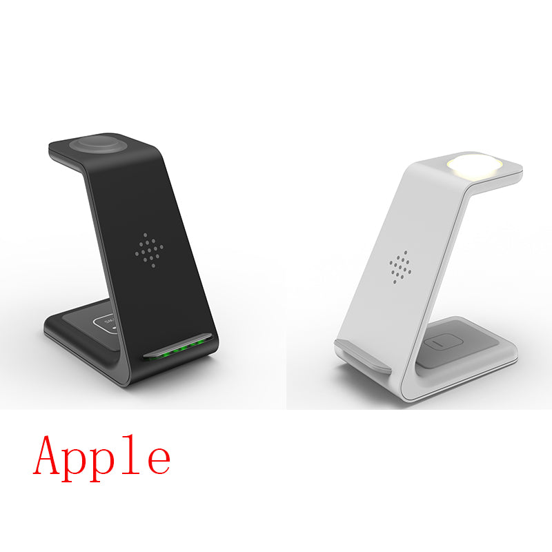 3 In 1 Fast Charging Station Wireless Charger Stand Wireless Quick Charge Dock For Phone Holder by DigestWell Co.