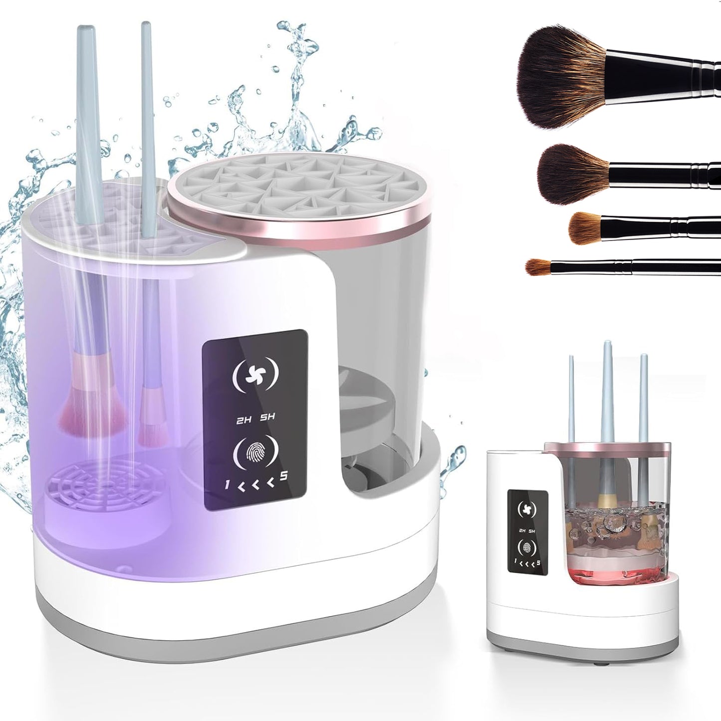 Electric Makeup Brush Cleaner Rechargeable Makeup Brushes Cleaning Tool Automatic Makeup Brush Cleaning Stand Device by DigestWell Co.
