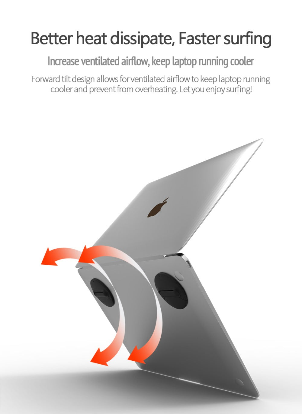Adjustable Mini Portable Invisible Laptop Stand by DigestWell Co.