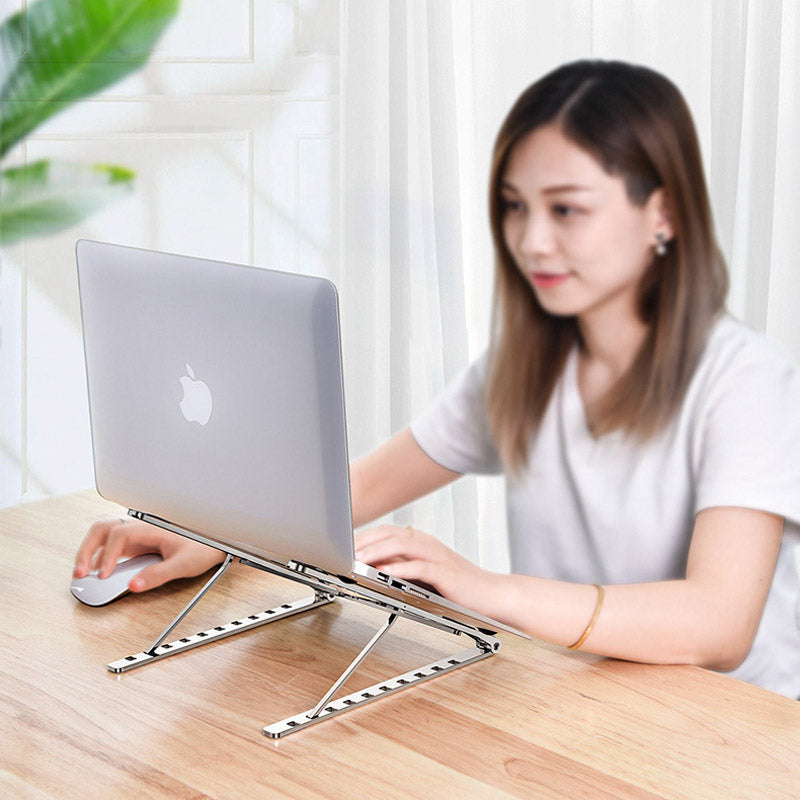 X Style Adjustable Foldable Aluminum Laptop Stand by DigestWell Co.