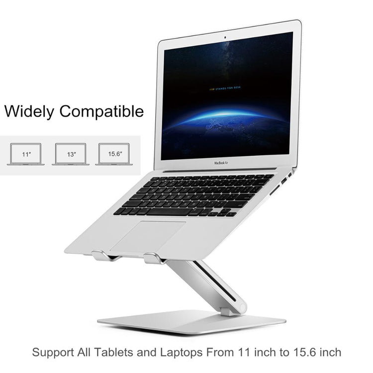Laptop Stand Height Adjustable Aluminium by DigestWell Co.