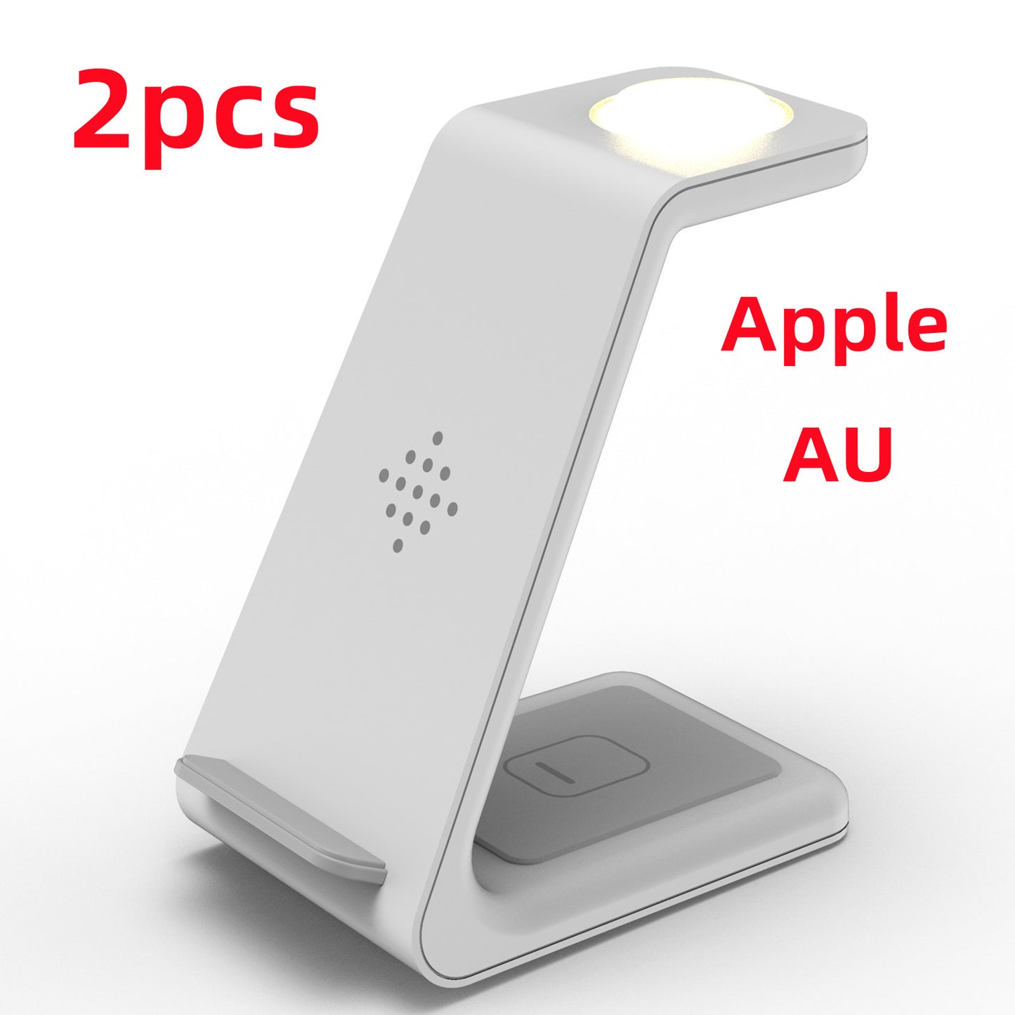 3 In 1 Fast Charging Station Wireless Charger Stand Wireless Quick Charge Dock For Phone Holder by DigestWell Co.