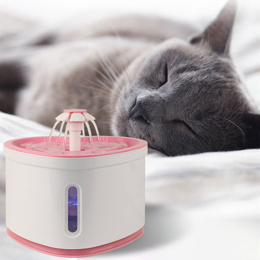 Automatic Pet Water Fountain With LED Electric USB by DigestWell Co.