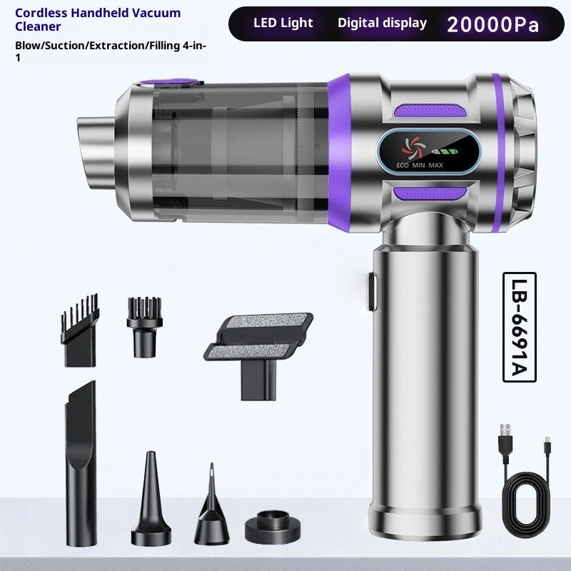 Home Rechargeable Portable Car Vacuum Cleaner by DigestWell Co.