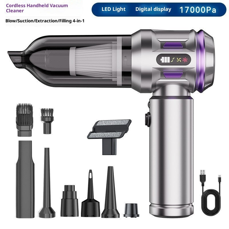 Home Rechargeable Portable Car Vacuum Cleaner by DigestWell Co.