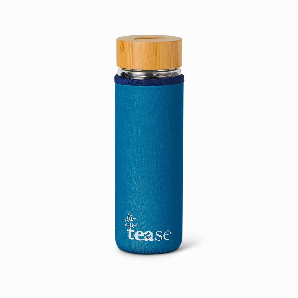 3 in 1 Sustainable Glass and Bamboo Tea Tumbler by Tease - Tea Inspired Wellness & Beauty