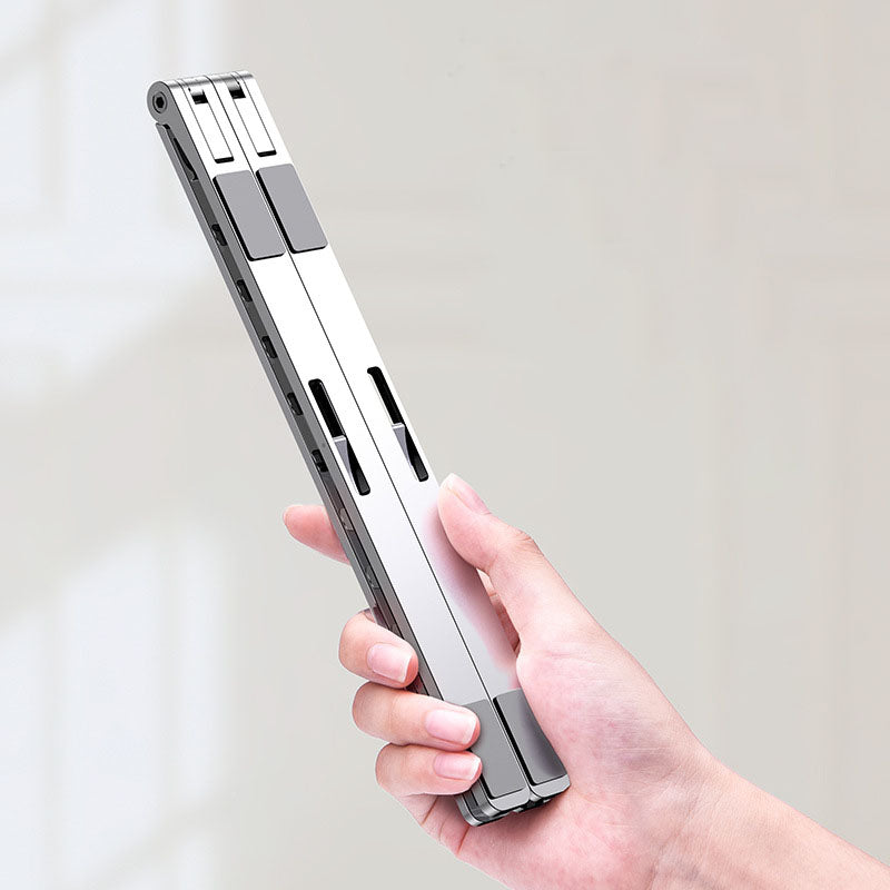 X Style Adjustable Foldable Aluminum Laptop Stand by DigestWell Co.