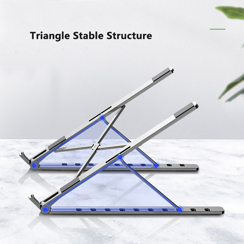 X Style Adjustable Foldable Aluminum Laptop Stand by DigestWell Co.