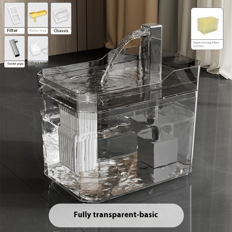 Pet Automatic Water Dispenser Filter Circulating Flowing Live Water Cat Water Fountain by DigestWell Co.