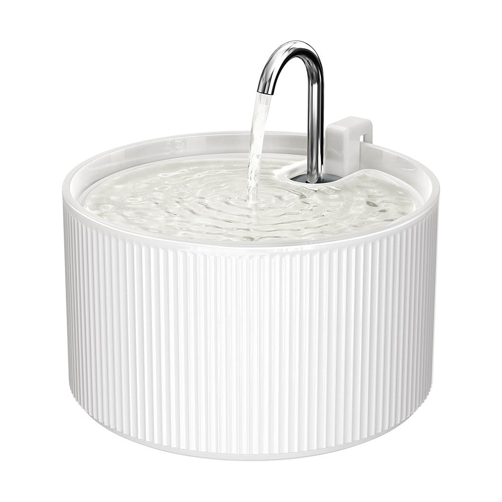 Ceramic Cat Water Fountain 2.2L Pet Automatic Water Dispenser by DigestWell Co.