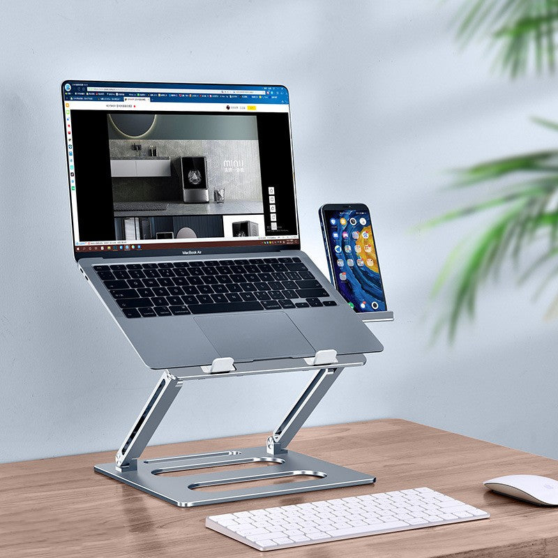 Metal Laptop Stand Office Adjustable Lift Table by DigestWell Co.
