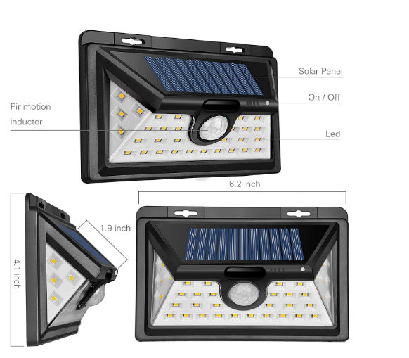 Outdoor Motion Sensor Lights by DigestWell Co.