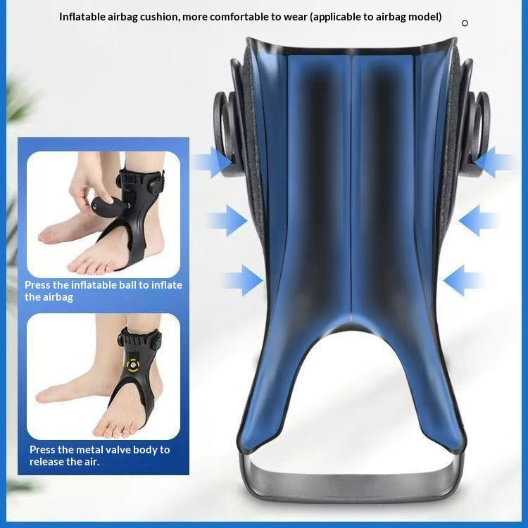 Knob Adjustment Plantar Fasciitis Splint Brace Buckle Airbag Dorsal Drop Foot Orthopedic Brace Comfortable Skin-friendly by DigestWell Co.