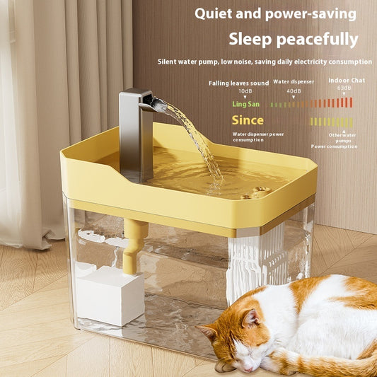 Pet Automatic Water Dispenser Filter Circulating Flowing Live Water Cat Water Fountain by DigestWell Co.