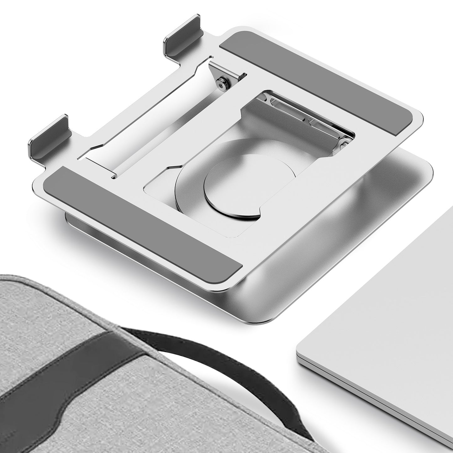 Foldable Adjustable Rotating Aluminum Laptop Stand by DigestWell Co.