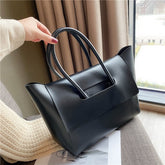 Fashion Women Shoulder Bags Large Capacity Handbags Simple Retro Tote Bags Solid Color Famous Brand High Quality Bags by Beauty Night Fashion