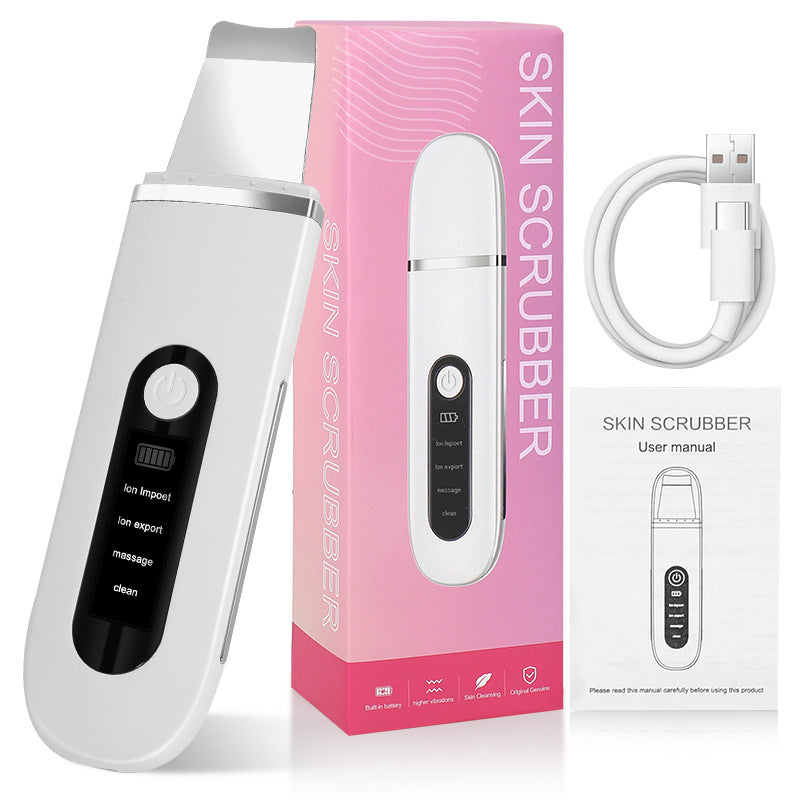 Ultrasonic Facial Scrubber Pore-cleansing Cleansing Device by DigestWell Co.
