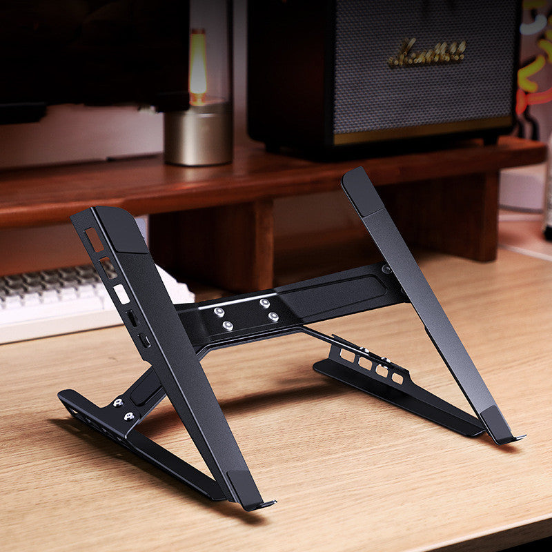Simple Vertical Aluminum Laptop Stand Adjustable by DigestWell Co.