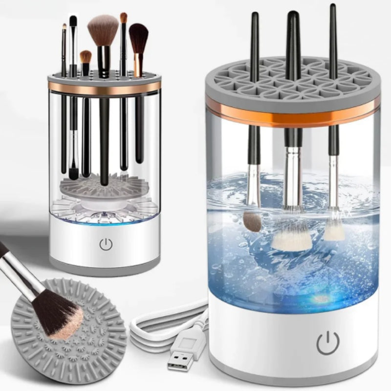 Makeup Brush Cleaner Automatic Rotating Makeup Brush Cleaner USB Portable Electric Cosmetic Makeup Brush Rotary Washing Machine by DigestWell Co.