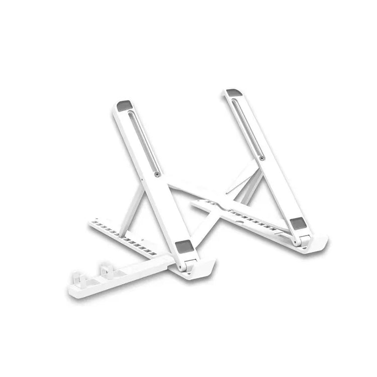 8 Gear Foldable Laptop plastic Stand Holder Portable Notebook Support Base Adjustable Riser Cooling Bracket Cooler Accessories by DigestWell Co.