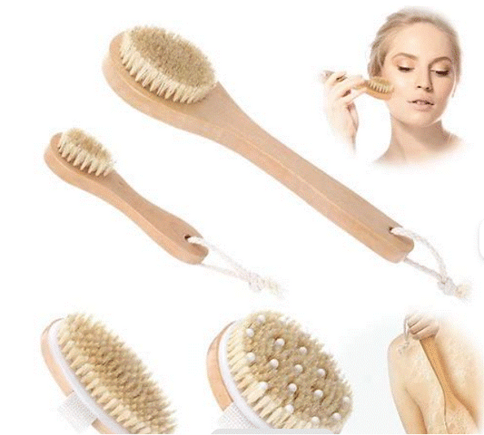 Dry Brushing Kit — Natural Lymphatic Drainage & Gut Detox Body Brush Set