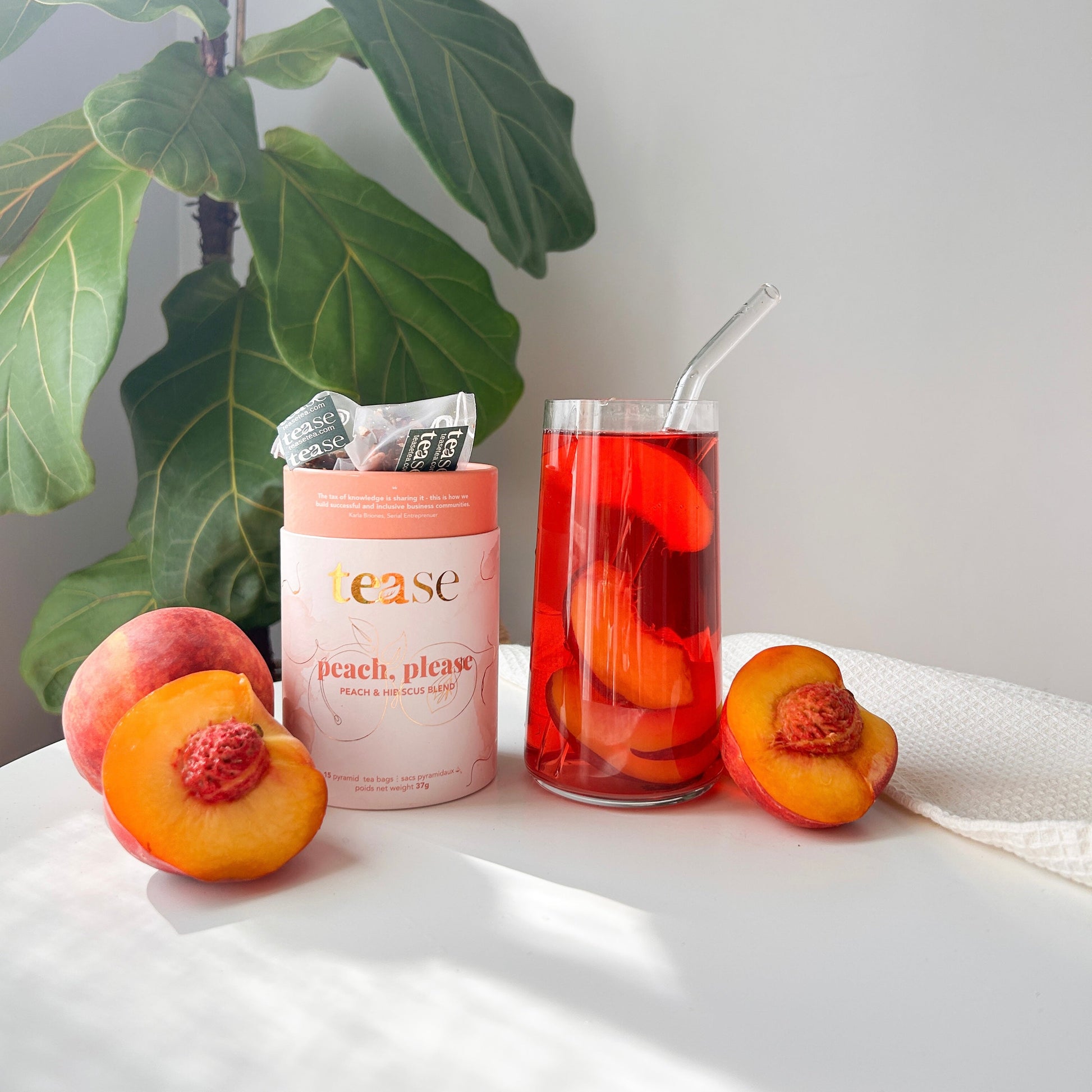 Peach, Please by Tease - Tea Inspired Wellness & Beauty
