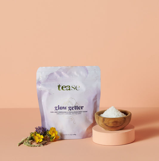 Glow Getter Earl Grey Body Scrub by Tease - Tea Inspired Wellness & Beauty