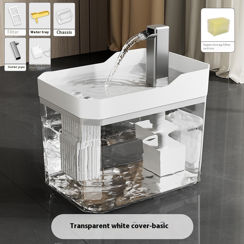 Pet Automatic Water Dispenser Filter Circulating Flowing Live Water Cat Water Fountain by DigestWell Co.
