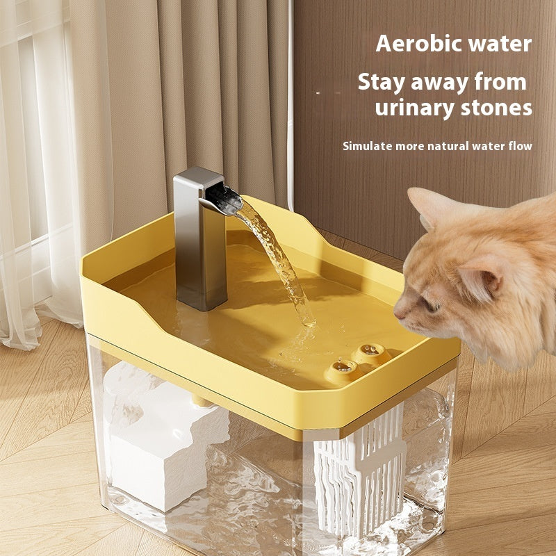 Pet Automatic Water Dispenser Filter Circulating Flowing Live Water Cat Water Fountain by DigestWell Co.