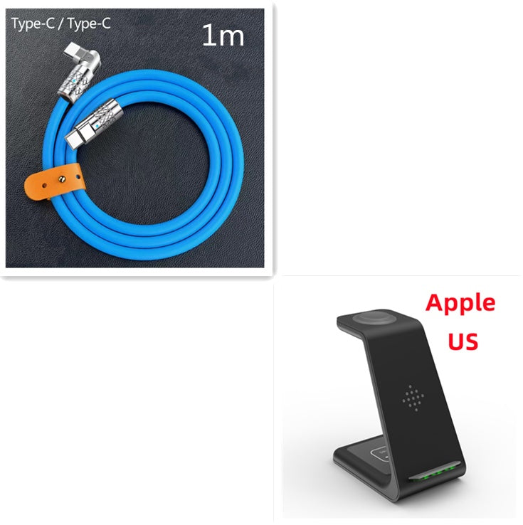 3 In 1 Fast Charging Station Wireless Charger Stand Wireless Quick Charge Dock For Phone Holder by DigestWell Co.