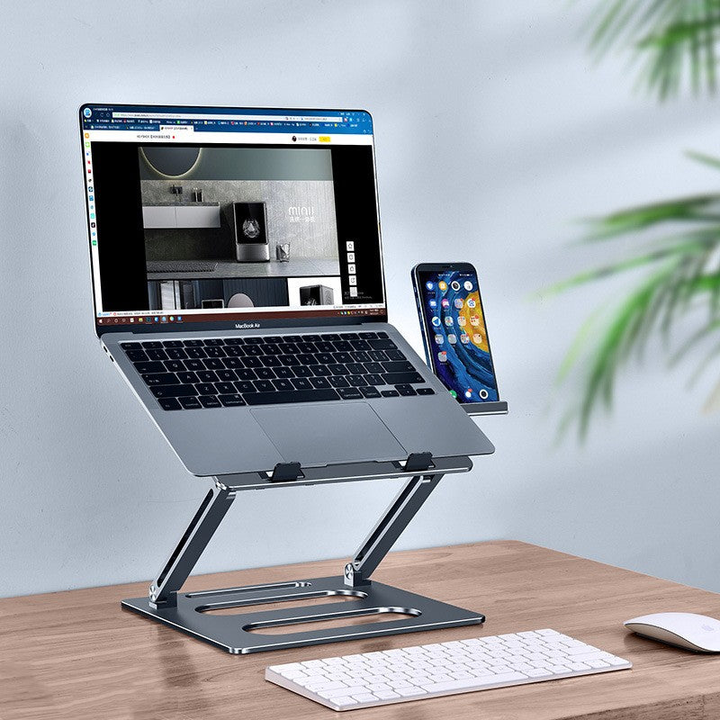 Metal Laptop Stand Office Adjustable Lift Table by DigestWell Co.