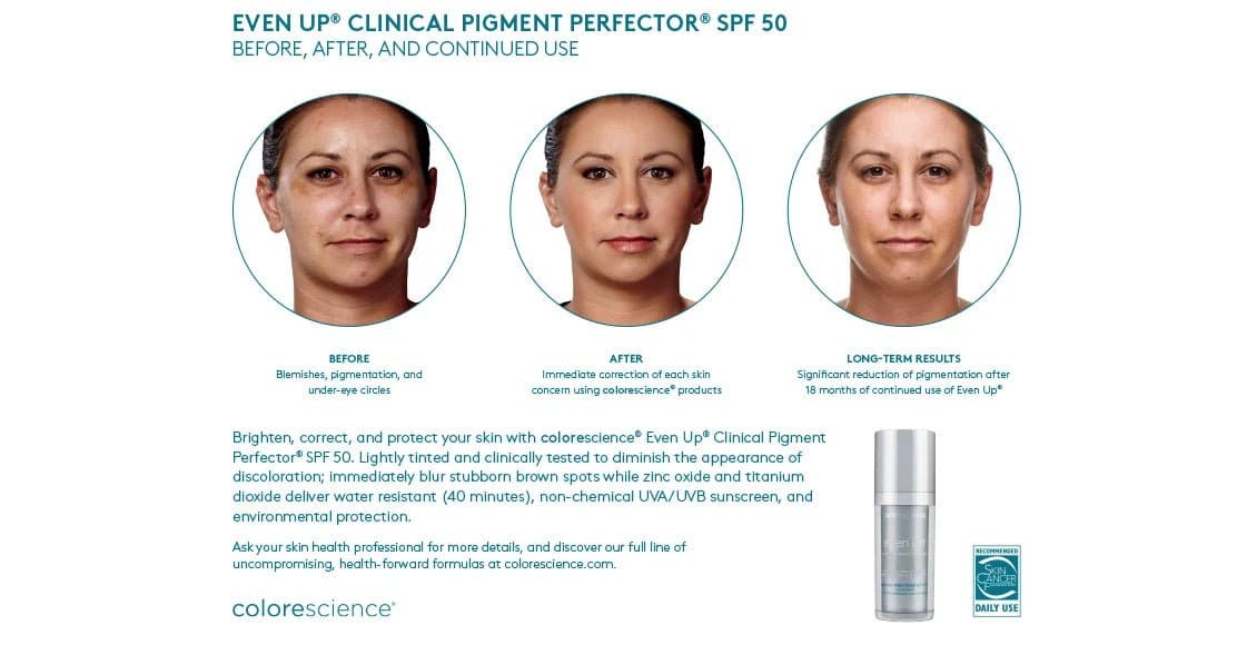 Colorescience Even Up 3-in-1 Skin Perfector Sunscreen SPF 50 by Monarch MD Medical Aesthetics