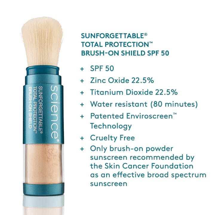 Colorescience Sunforgettable Total Protection Brush-On Shield SPF 50 by Monarch MD Medical Aesthetics