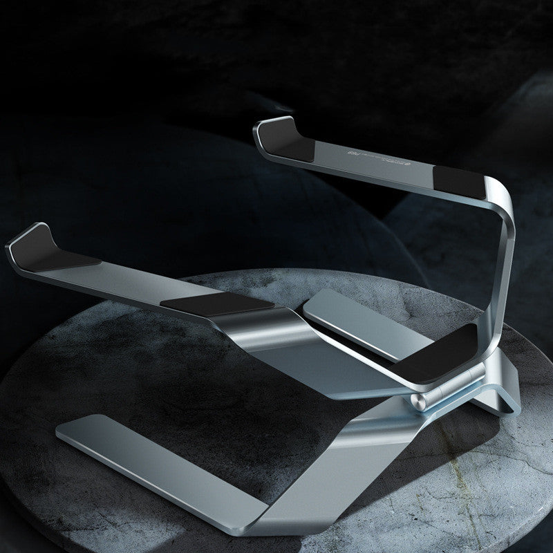 Simple Vertical Aluminum Laptop Stand Adjustable by DigestWell Co.