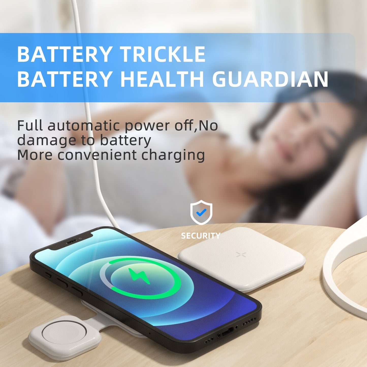 3 In 1 Magnetic Foldable Wireless Charger Charging Station Multi-device Folding Cell Phone Wireless Charger Gadgets by DigestWell Co.