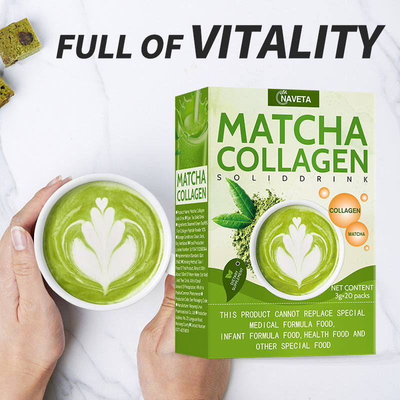 Glutathione Collagen Matcha Powder by DigestWell Co.