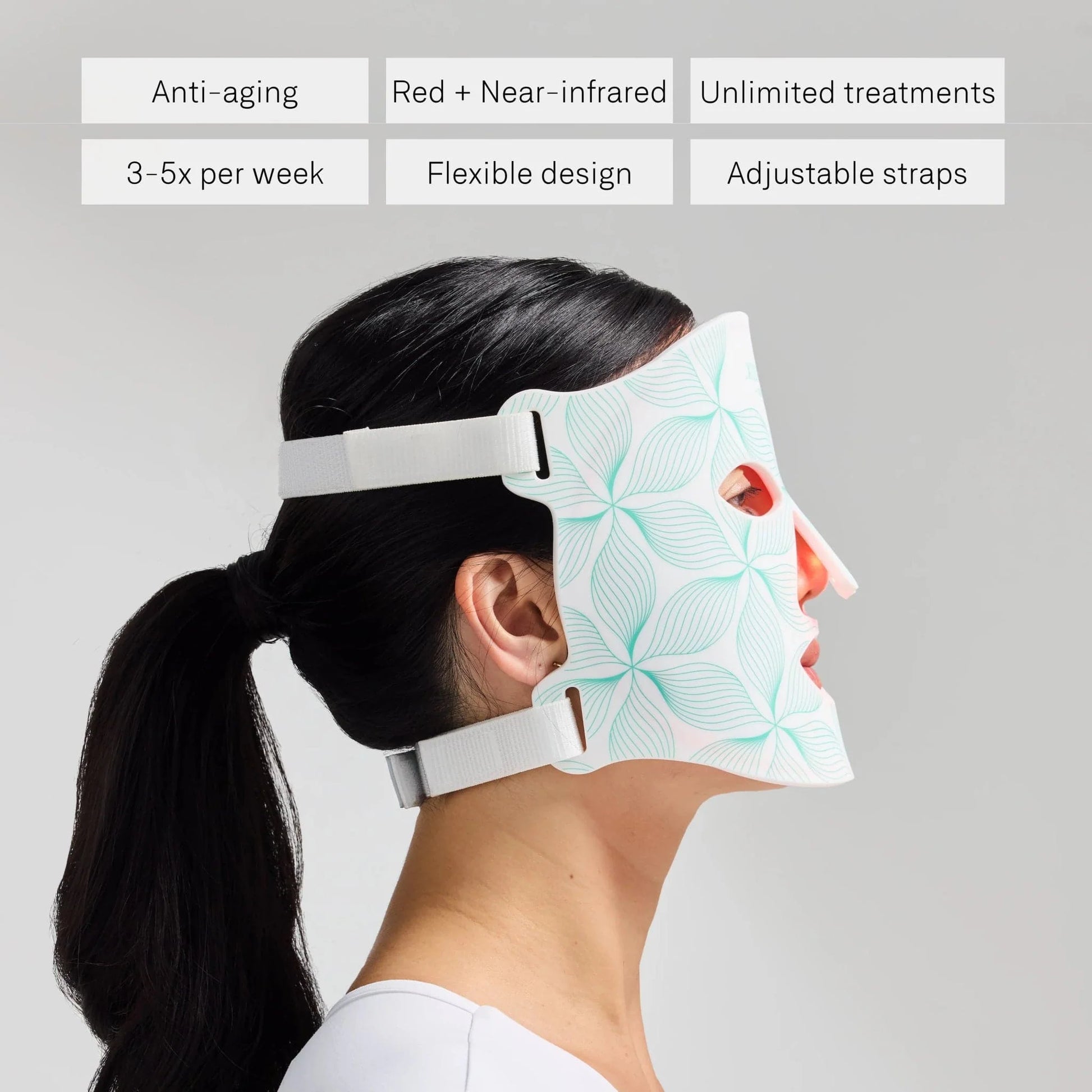 Omnilux Contour Face - Red Light + Infrared Light Therapy by Monarch MD Medical Aesthetics