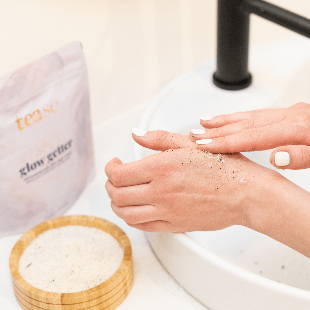 Glow Getter Earl Grey Body Scrub by Tease - Tea Inspired Wellness & Beauty