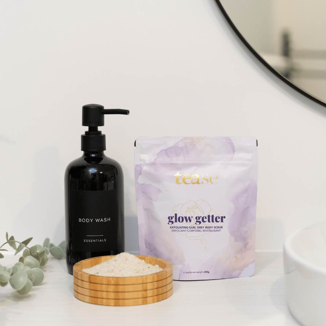 Glow Getter Earl Grey Body Scrub by Tease - Tea Inspired Wellness & Beauty