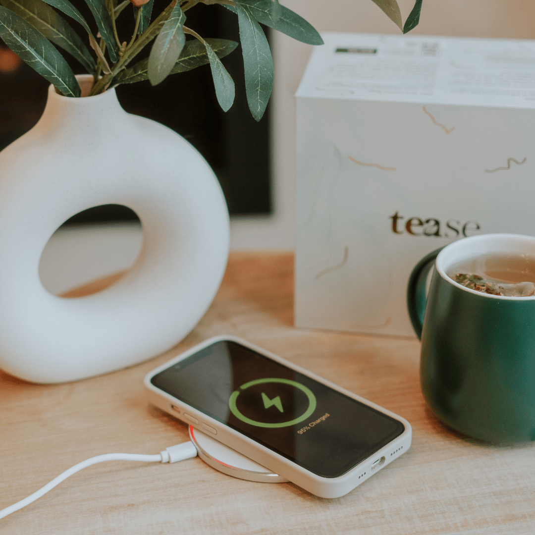 Smart Heated Mug Kit 2.0 with Wireless Charger by Tease - Tea Inspired Wellness & Beauty