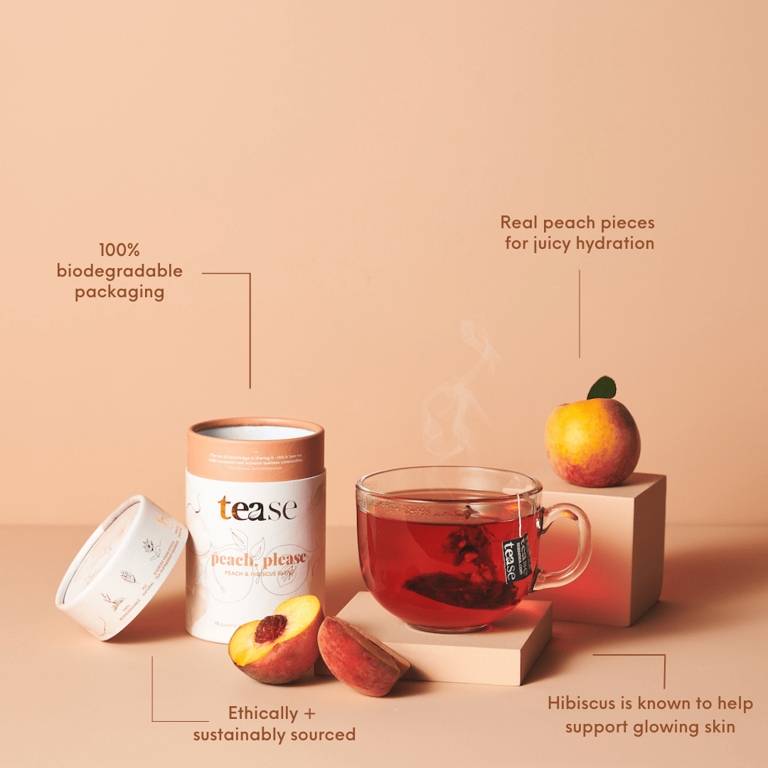 Peach, Please by Tease - Tea Inspired Wellness & Beauty